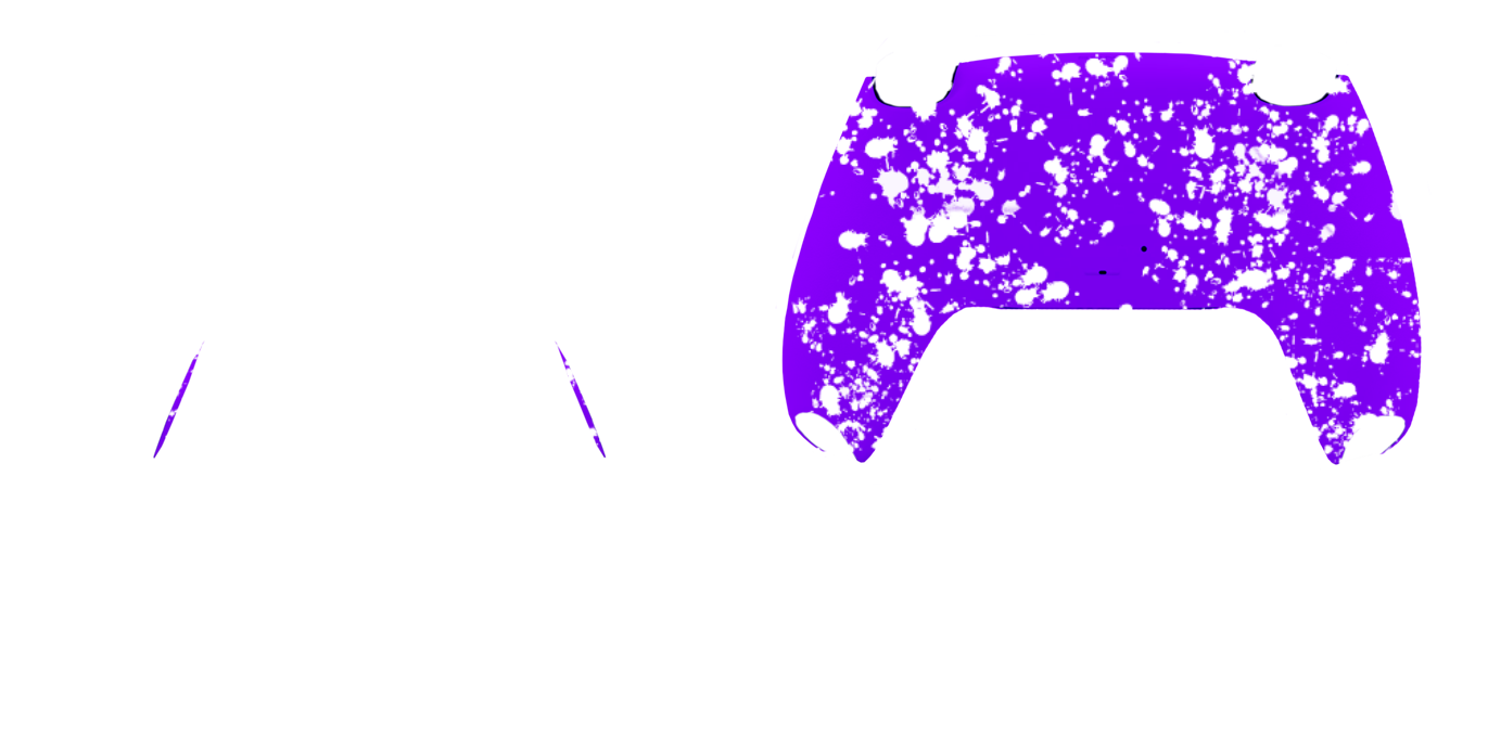 Фиолет-белые капли